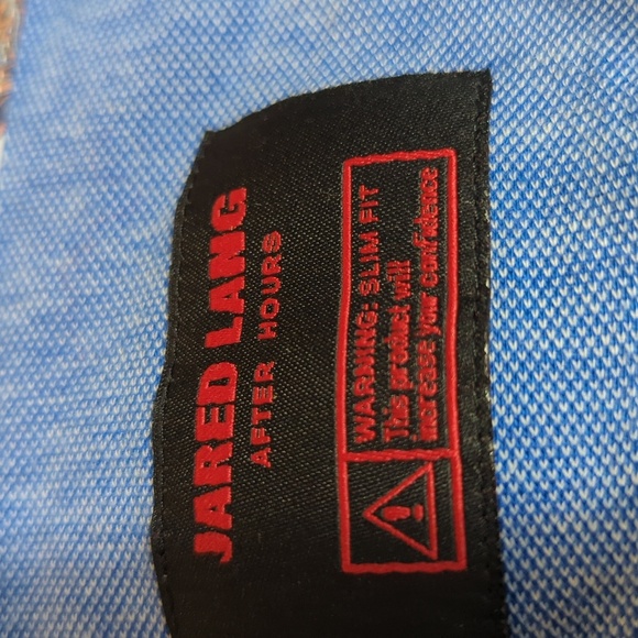 Jared Lang After Hours Paisley Flip Cuff Shirt 100% Cotton Size 2XL in Blue - Picture 3 of 9